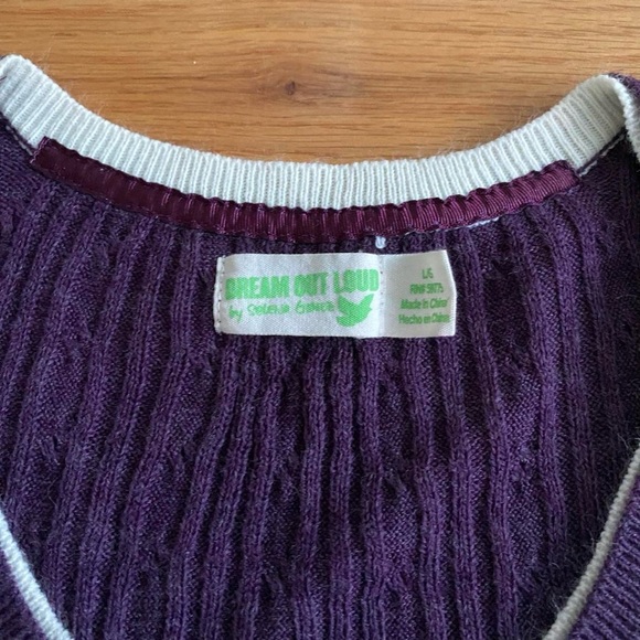 Y2k Abercrombie & Fitch Inspired Preppy Ribbed Lightweight Sweater Top - Picture 4 of 5